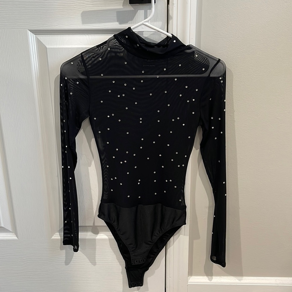 Out From Under Rhinestone Bodysuit